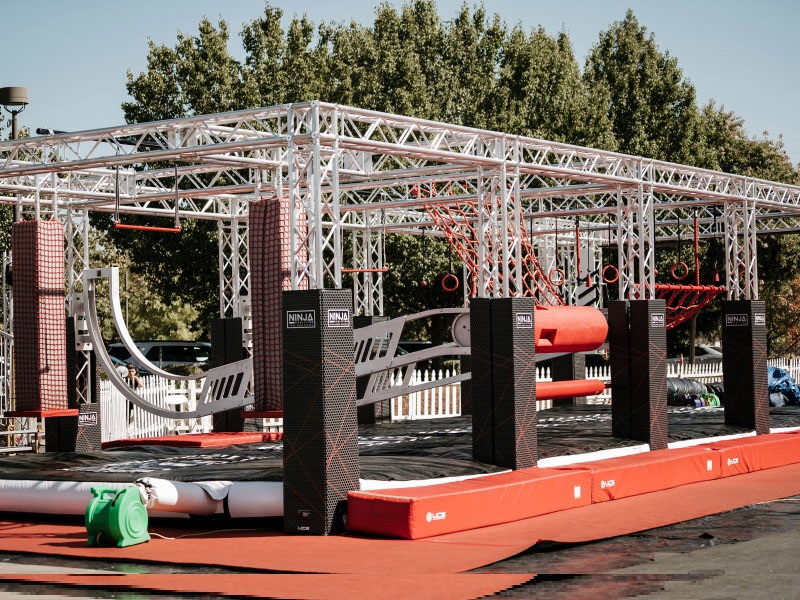 Ninja Warrior Obstable Course Truss Structure