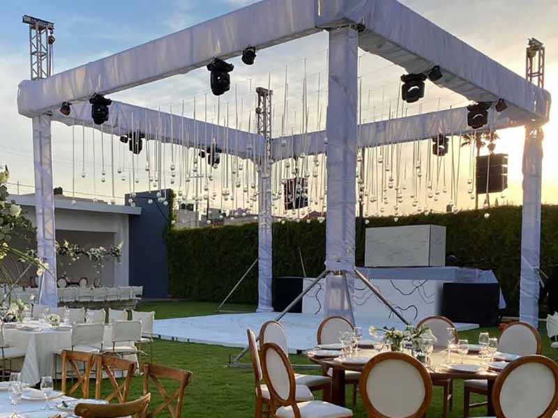 wedding truss rental