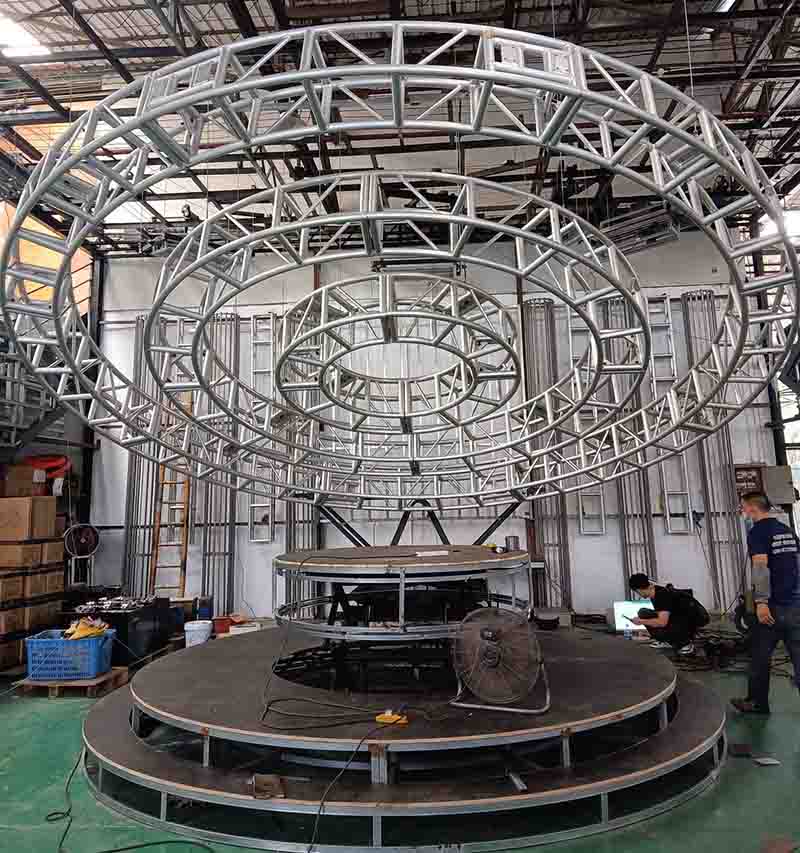 Custom wedding truss design