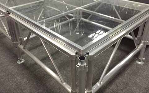 4x4 Acrylic Portable Stages ready to USA!