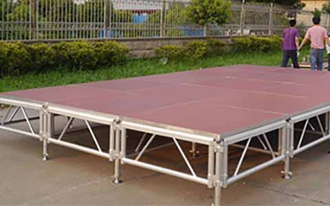 4'x4' stage platform equipment for sale to Kenya